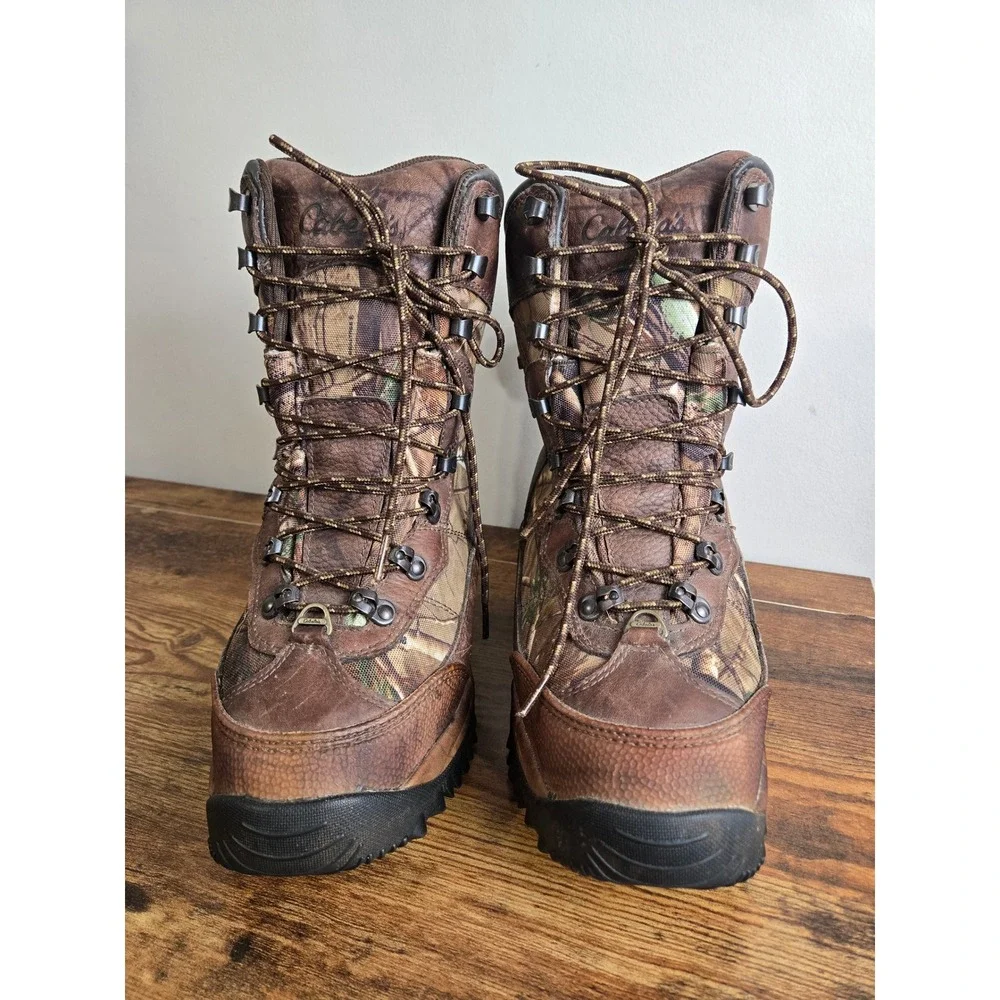 Cabelas Ultra 2000g Inferno Hunting Boots Men 7D Camo Thinsulate Ultra 81-3752